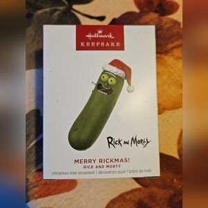 Hallmark Keepsake 2023 Rick & Morty Pickle Rick Ornament